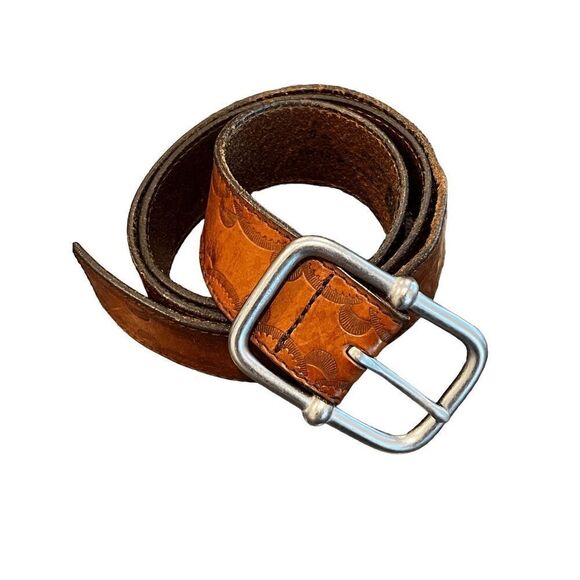 Vintage Gap Leather Belt size S Made in USA - Picture 3 of 6